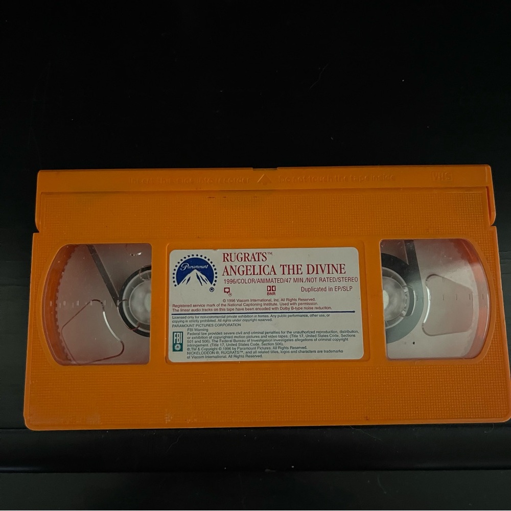 1996 Rugrats Angelica the Divine VHS